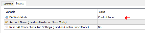 forex trade copier pro control panel inputs