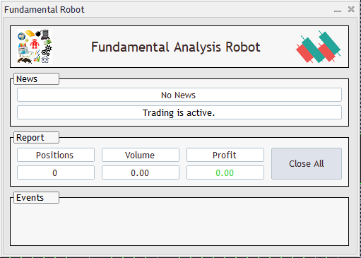 fundamental analysis robot info panel