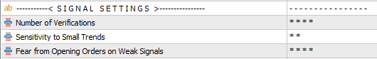 jet trading robot inputs signal settings