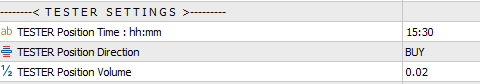 trade loss recover edge inputs tester settings