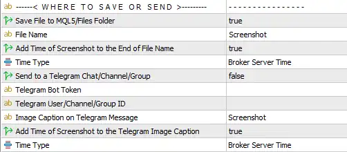 chart automatic screenshot ea settings